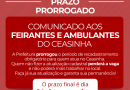 Prefeitura está com recadastramento aberto para feirantes e ambulantes que trabalham no Ceasinha até 14/11